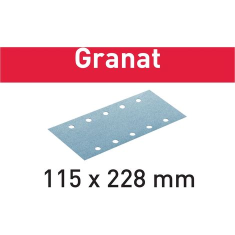 FESTOOL Schleifmittel Granat 115x228 P240 GR/100 - 498951 (1/4)