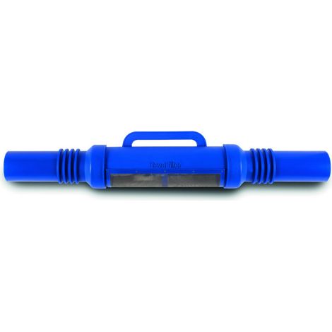 Filtre d'eau de pluie en ligne devafilter 110 avec anneaux d'encrage (1/5)