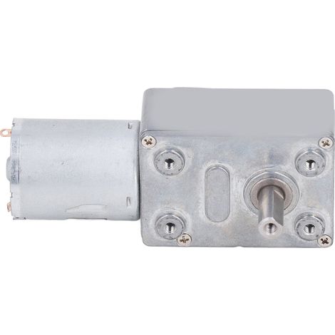 Motoréducteur à vis sans fin, rotation réglable horaire/antihoraire, couple élevé, autobloquant, 12 V CC, 2 W, 0-100 tr/min