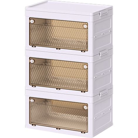 Elegante armario plegable organizador - Tres niveles L (1/5)