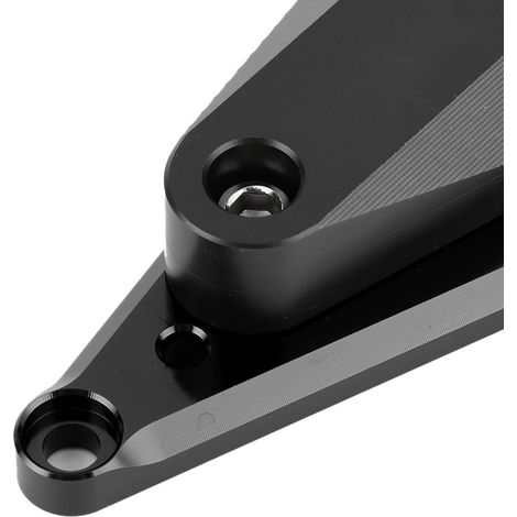 Gleitender Motorschutz für Motorräder, Antikollisionsschutzvorrichtung passend für SUZUKI Modelle 2007-2017, schwarz. (1/4)