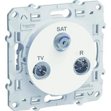 S520461 PRISE TV/SAT/FM BLANC (1/2)