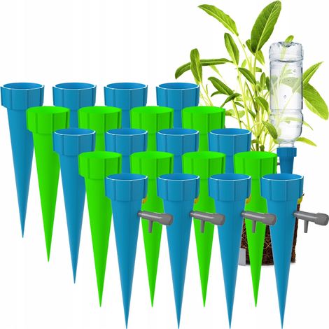 Lot de 20 Arrosoirs Plantes Automatiques, Bûches d'Irrigation, Plantes d'Intérieur, Vacances (1/5)