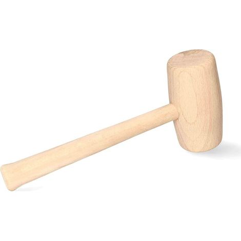 Marteau en bois de 65 mm de diamètre - Pour menuisier - Pour travail de la tôle (1/5)