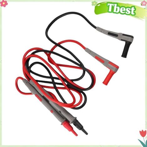 Tbest Fil de test Câble Multimètre, Jeu de Sondes en Cuivre P1503D avec Embouts Remplaçables, Fils de Test pour les moto sonde (1/5)