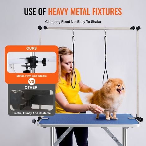 Table de Toilettage pour Chien Animaux de Compagnie Pliable 914 (1/5)