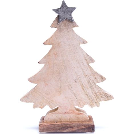 Décoration de Noël sapin à poser NOEL GIVRE