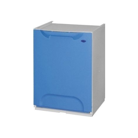 Pattumiera/Cassonetto modulo componibile per Raccolta Differenziata Ecologico Color - Blu