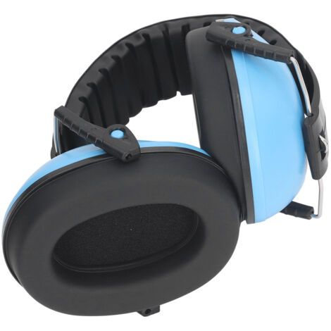 BUNTHAUS Casque antibruit de protection auditive NRR 21 dB, protection auditive industrielle pour le travail et le tir, bleu (1/5)