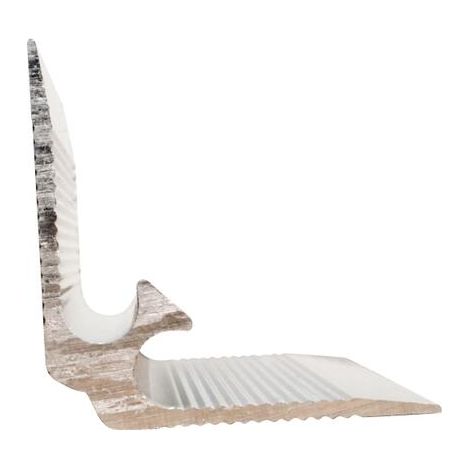 ONDEE ZEN - Profilé panneau mural d'angle intérieur Chromé 4mm (1/4)
