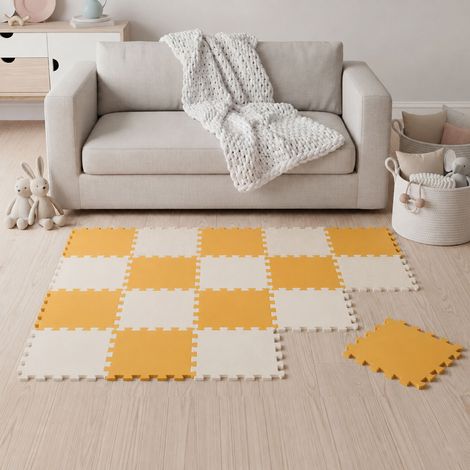 18 Piezas Alfombra Puzzle para Bebés y Niños - 30x30 Suelo Goma EVA Tapete Juego (1/5)