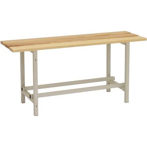 COFAN banco de vestuario madera l-1000 mm , Banco de vestuario apto para vestuarios de gimnasios, piscinas, centros deportivos, comedores, etc. Fabricado con una estructura de acer (1/4)