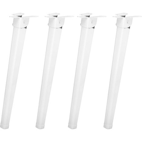 4 pieds carrés pour table de lit, pieds pliables pour table d'ordinateur portable, pieds de meubles pratiques (1/5)