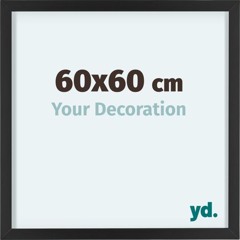 yd. - Cadre photo 60x60 - Noir - Aluminium - Virginia (1/5)