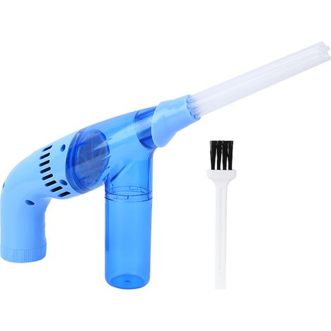 Mini aspirateur portatif sans fil bleu (1/5)