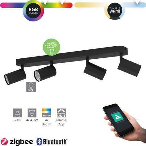 Spot Light Telimbela-Z GU10 4x4.9W L: 58 cm B: 8 cm H: 9,7 cm Dimmabile (1/5)