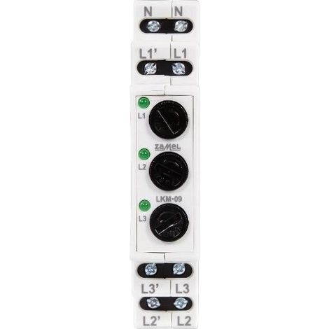 Lampe témoin modulaire zamel lkm-09-20 230 V 3 LED (1/3)