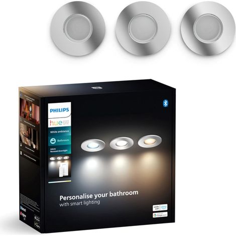 Spot Encastrable Adore, Pack de 3, Chrome (1/5)