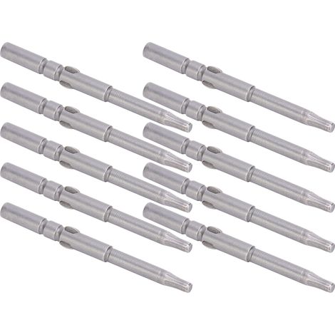 10 embouts de tournevis magnétiques puissants à douille hexagonale pour outils électriques et de quincaillerie. (1/5)