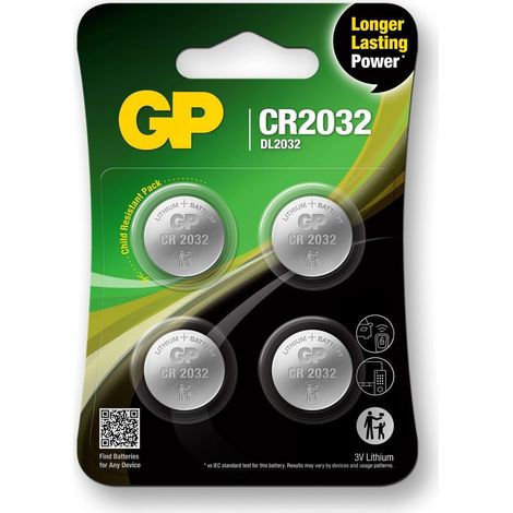 CR2032 paquete de 4 GP