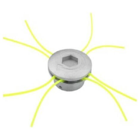 Tête de coupe en aluminium pour tondeuses à gazon 4 temps avec barre transversale – Accessoire d'entretien – Tête de coupe en aluminium brossé