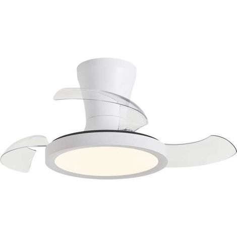 Ventilador a techo modelo Tombet 3 palas acabado blanco, 27cm(alto) 30cm(ancho) 30cm(fondo) . (1/5)