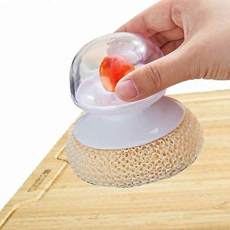 Brosse de cuisine avec distributeur de savon intégré, lave-vaisselle avec distributeur de savon, multifonction (1/5)