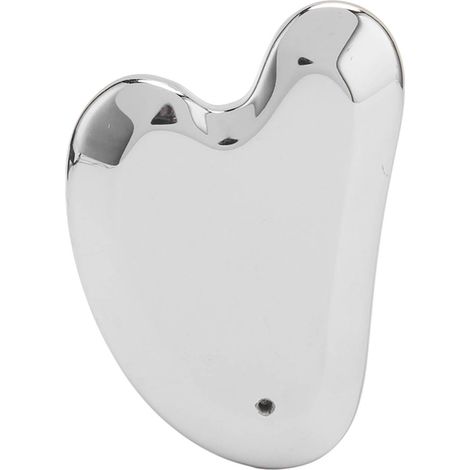 Outil de massage Gua Sha en térahertz pour le drainage lymphatique, planche de grattage en pierre de térahertz avec cordon pour le visage (1/5)