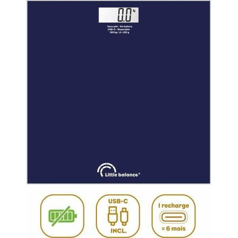 Little Balance SB3 Körperwaage Blau Nacht USB-C wiederaufladbar