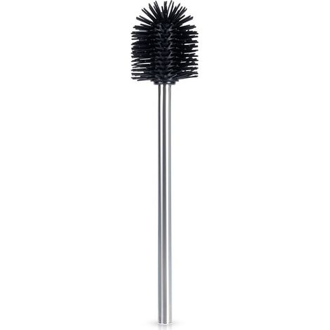 Brosse wc en silicone noir avec rechange 35 cm (1/5)