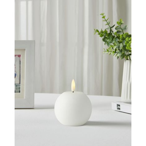 Eglo LED Kerze Leskino warmweiß 8 x Ø 8 cm weiß