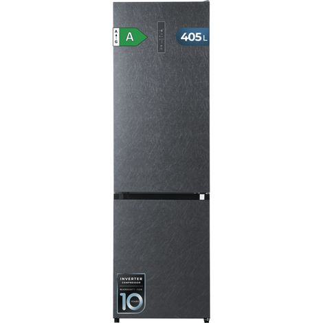 Cecotec Frigorífico Bolero CoolMarket Combi 405 WL Elite Silex Stone A. 405 Litros, Altura 199 cm, Ancho 59,2 cm, Clase A (1/3)