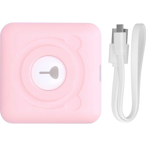 Mini imprimante portable Bluetooth poche photo étiquettes mauvaise question impression (1/5)