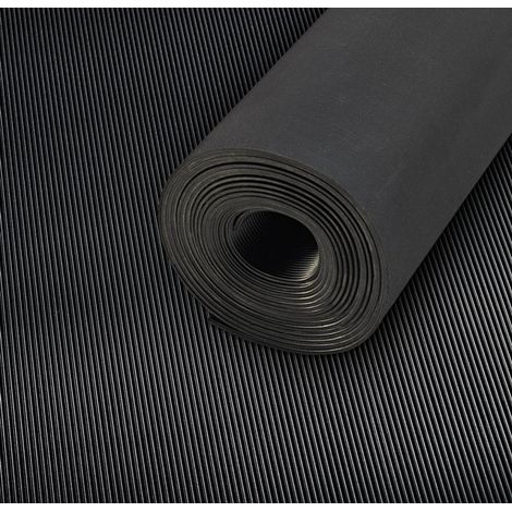 Fortis Feinriefenmatte CLASSIC SBR, schwarz,m, 1000mm 5m (1/4)