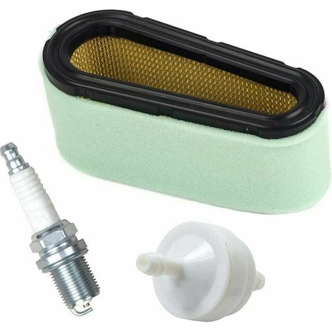 Bardusch-496894S 496894 Air Filter 272403S Préfiltre avec Filtre à Carburant 394358 pour Moteurs Briggs & Stratton 282700 283700 12.5 17 HP (1/4)