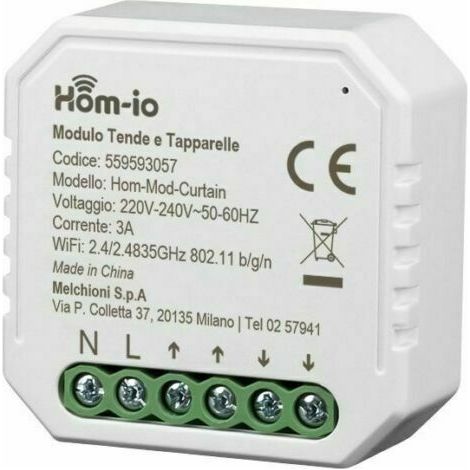 Hom-io smart home modulo 3A 220V WIFI tende e tapparelle domotica 559593057