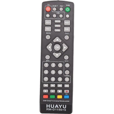Universal Tv Controller Dvb-T2 Remote -D1155 Sat Receiver--