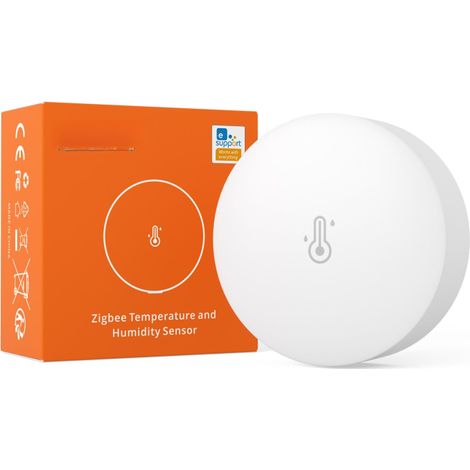 Capteur de température et d'humidité SONOFF SNZB-02P avec alertes, compatible Google Home, requiert passerelle Zigbee (1/5)