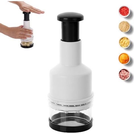 Picadora de cebollas, Picadora manual, Molinillo de especias manual, jengibre, chiles, frutos secos, granos de pimienta, tomates, hierbas, etc (1/5)