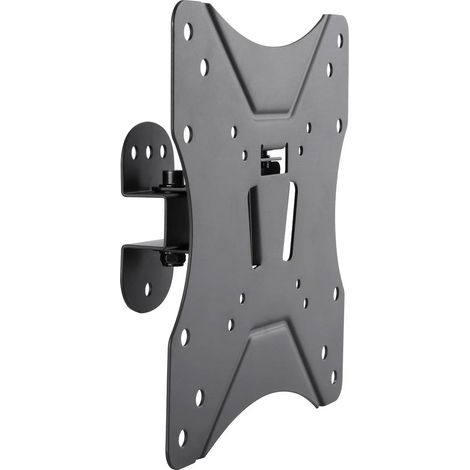 Support mural pour moniteur TV 23-42 pouces, pivotant et inclinable, compatible VESA 75x75, 100x100 et 200x200, supportant jusqu'à 25 kg. (1/2)