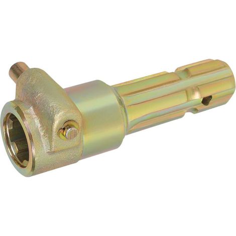 1 3/8-Zoll-Zapfwellenadapter (Innengewinde) mit 6-facher Verlängerung (Außengewinde) für Traktoren bis 70 PS (1/5)