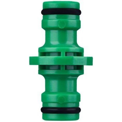 Ahlsen 1 Pièces Double Connecteur de Tuyaux Mâles Raccords de Tuyaux pour Rejoignez Le Tube de Tuyaux de Jardin (Vert) (1/5)