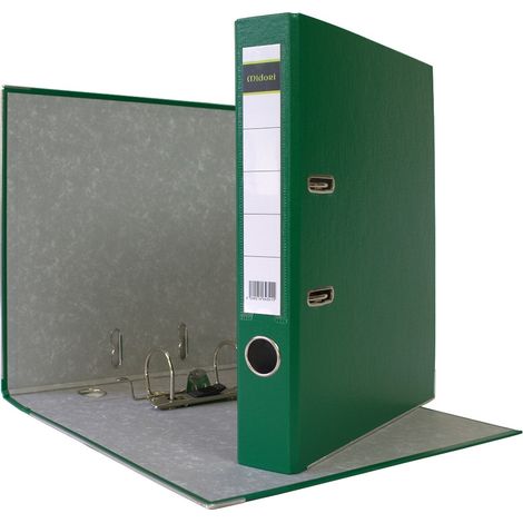8 x Akten-Ordner PP A4 50 mm Grün Kunststoff Archiv Büroordner Ringordner