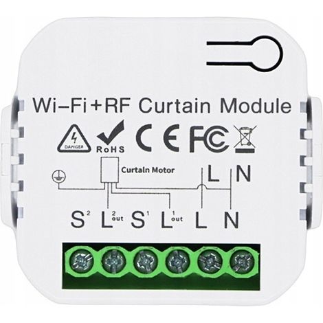 Steuermodul für Rollläden und Vorhänge in der Wand Tuya Smart in Polnisch WLAN