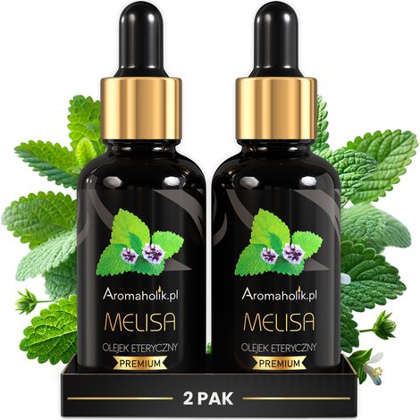 2 aceites esenciales de melisa 100% naturales para calmar el estrés 60 ml