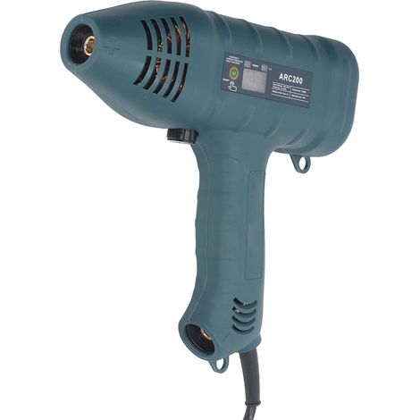 Poste à souder portatif ARC200 + kit de soudage à l'arc avec fil de masse, poste à souder MMA portable, poste à souder numérique IGBT, petit poste à souder portable, mini poste à souder entièrement in (1/5)