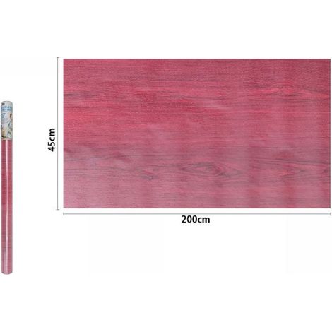 TrAdE Shop Traesio - Rotolo Pellicola Adesiva Parete Effetto Legno 45cm X 2mt Cassetti Mobili 71248 -