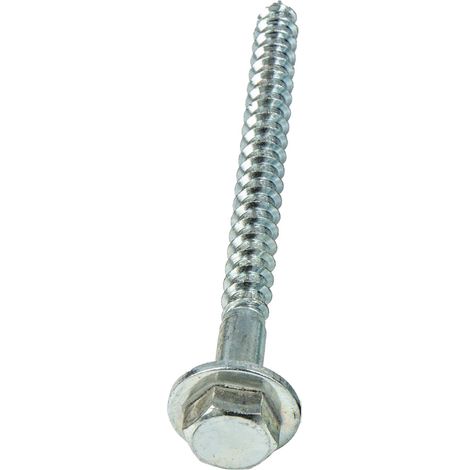 tecuro Sechskant - Holzschrauben Ø 8 mm x 60 mm, mit Bund Ø 20 mm, verzinkt (1/3)