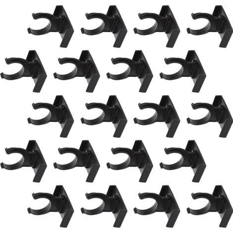 24 Pièces Clip de Plinthe Réglable en PP Noir pour Pieds de Meuble Cuisine Protection de Sol et Ajustement Facile, pour Armoires Salles de Bains et Hôtels (1/5)