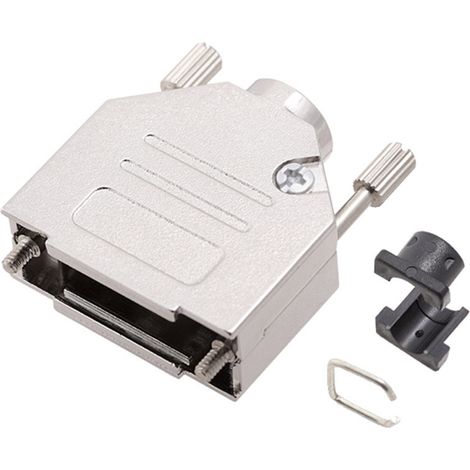 encitech DTCK25-K 6560-0805-03 D-SUB Gehäuse Polzahl: 25 Zinkdruckguss 180 ° Metall 1 St.